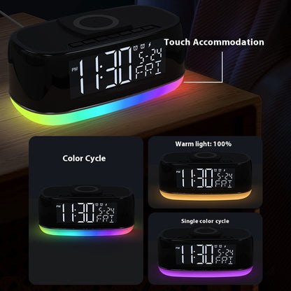 Bluetooth Audio High-power Subwoofer Wireless Charging Colorful Light