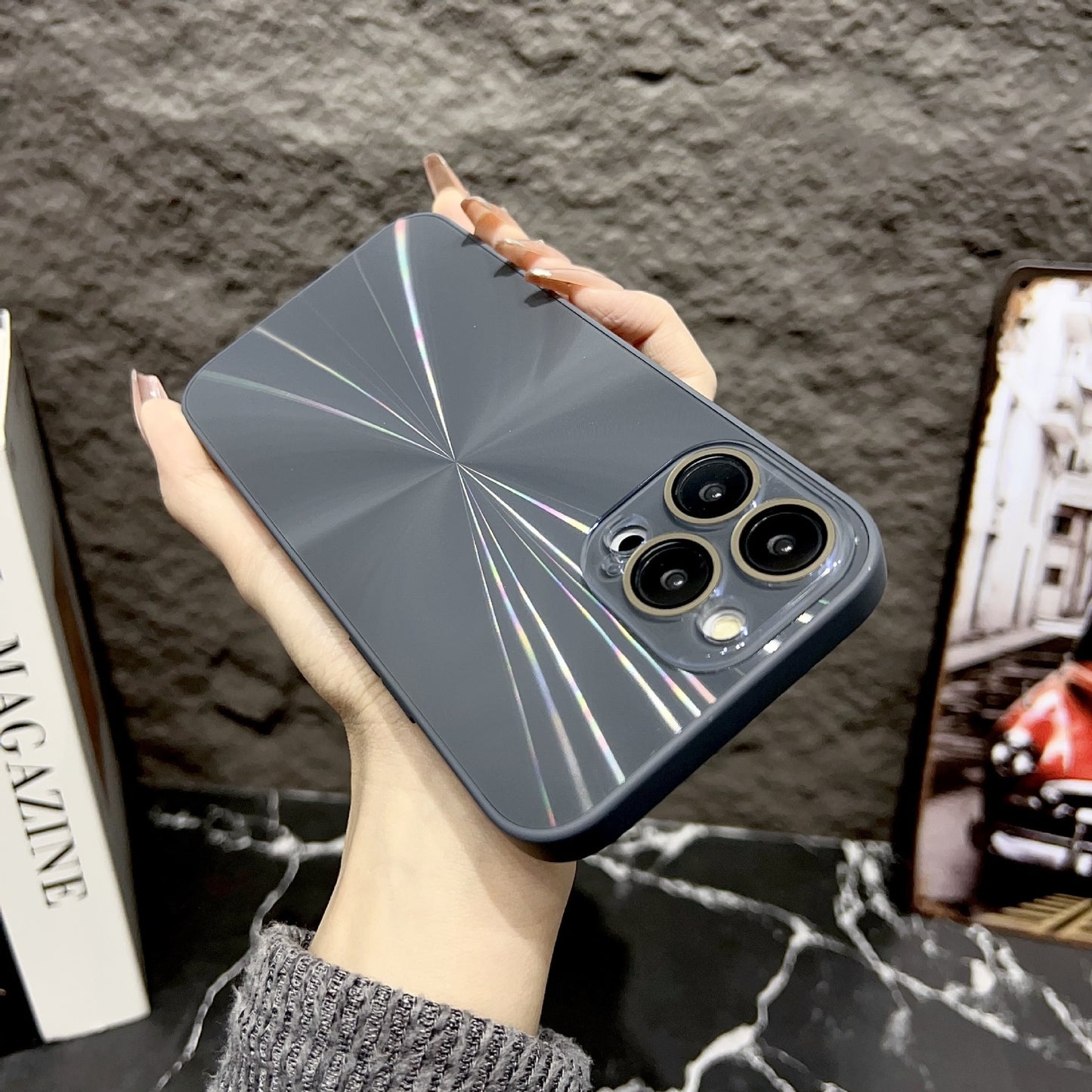 Phone Case Crystal Glass Lens Protector