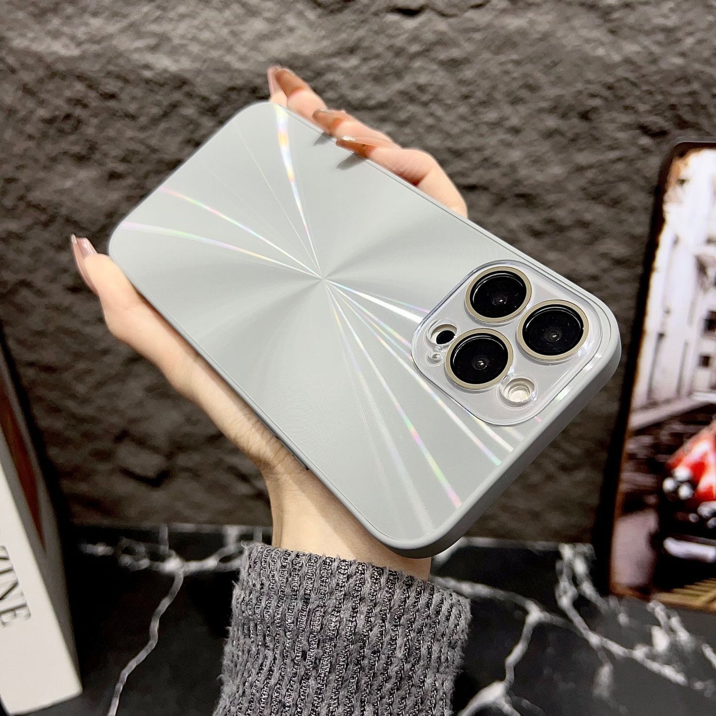 Phone Case Crystal Glass Lens Protector