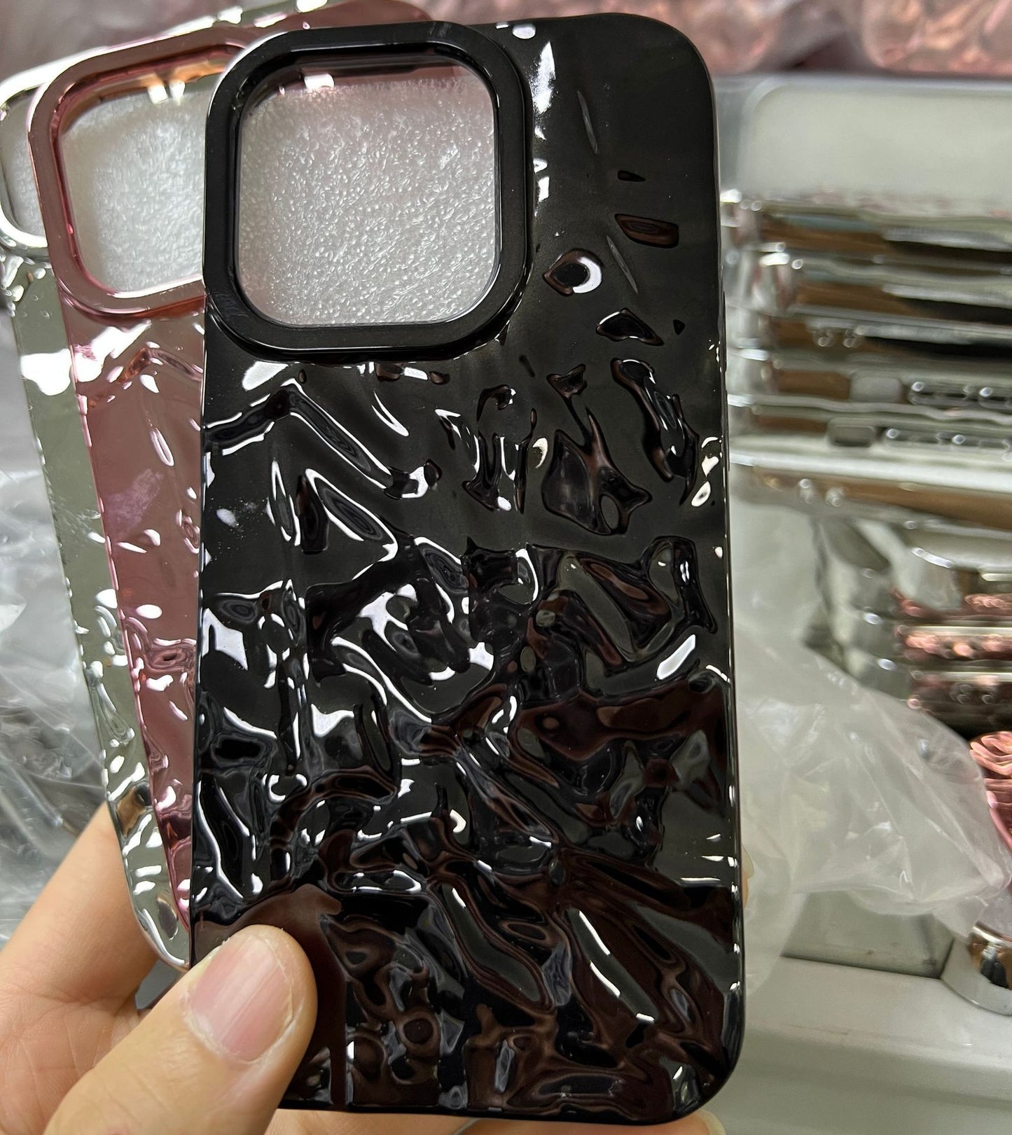 Textured Tin Foil Phone Case Protector